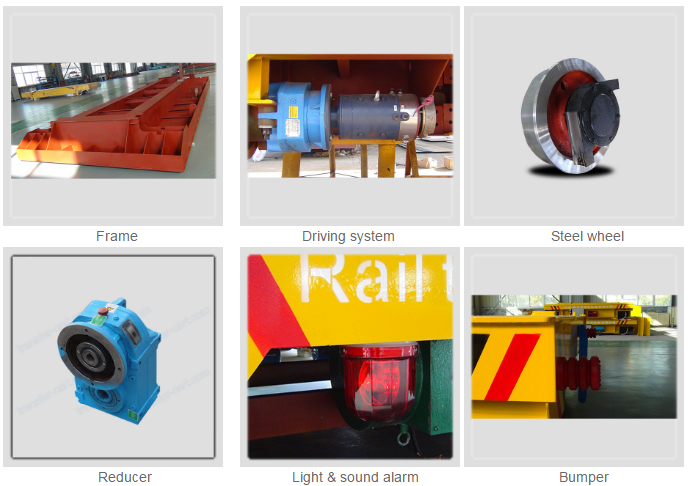 motorized turntable industrial carts electric driven turntable platform trolley