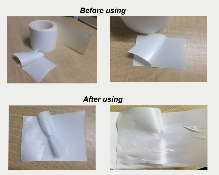 Single Sided Adhesive Eggshell Sticker Paper Ultra Destructible Vinyl Made