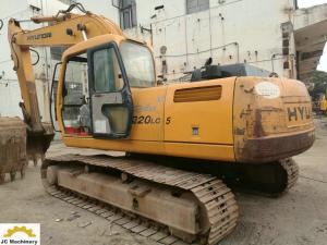 Quality 22 Ton Used Hyundai Excavator R220LC-5 , 2nd Hand Diggers With 1M3 Bucket wholesale
