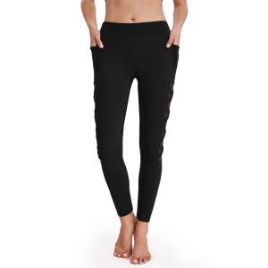 Quality Activewear Polyester Yoga Pants Plus Size Workout Leggings High Waisted wholesale