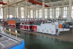 1220MM PVC WPC Board Extrusion Line Double Screw 550kg/H