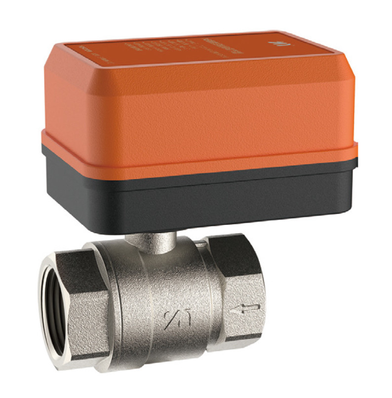 2102 Intelligent Remote Control Motorised F x F Brass Regulating Valve Ball Type Sizes DN20 DN25 DN32 Safe Voltage Model