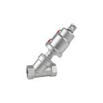 Stainless Steel 304/316 Y Type Pneumatic Angle Seat Valve Connection Form Thread