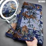 Supoo popular silk velvet lace wedding dress soft lace african lace fabric for