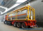 51.5 cbm 40 Feet 16MnDR LPG Tank Container Transport Semi Trailer