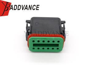 Quality DT06-12SA-CE02 DT Series Black Deutsch Automotive Connectors 12 Way wholesale