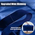 Heavy Duty Extra Large Moving Bags W/Backpack Straps - Strong Handles & Zippers,