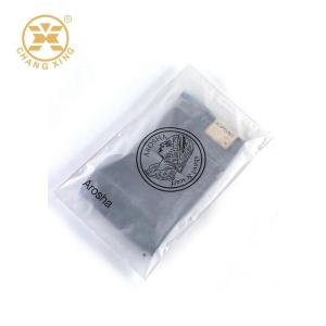 Quality 80 Microns Resealable Garment Packaging Bag Frosted Zipper Bags For Clothes SGS wholesale