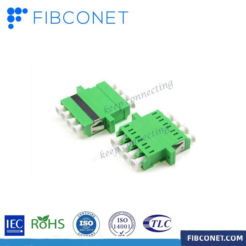 4G Network Compatible PBT Material SC Adapter for FTTH SX/DX Fiber Cores Applications