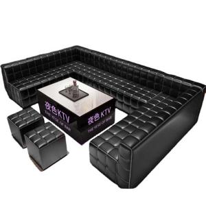 Quality Night Club Long Bench Pu Leather Vip Strip Booth Seating KTV Bar Furniture wholesale