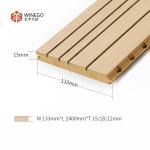 E1 Grade Grooved Acoustic Panels Sound Absorbing Wall Panels 0.9 NRC CE FSC
