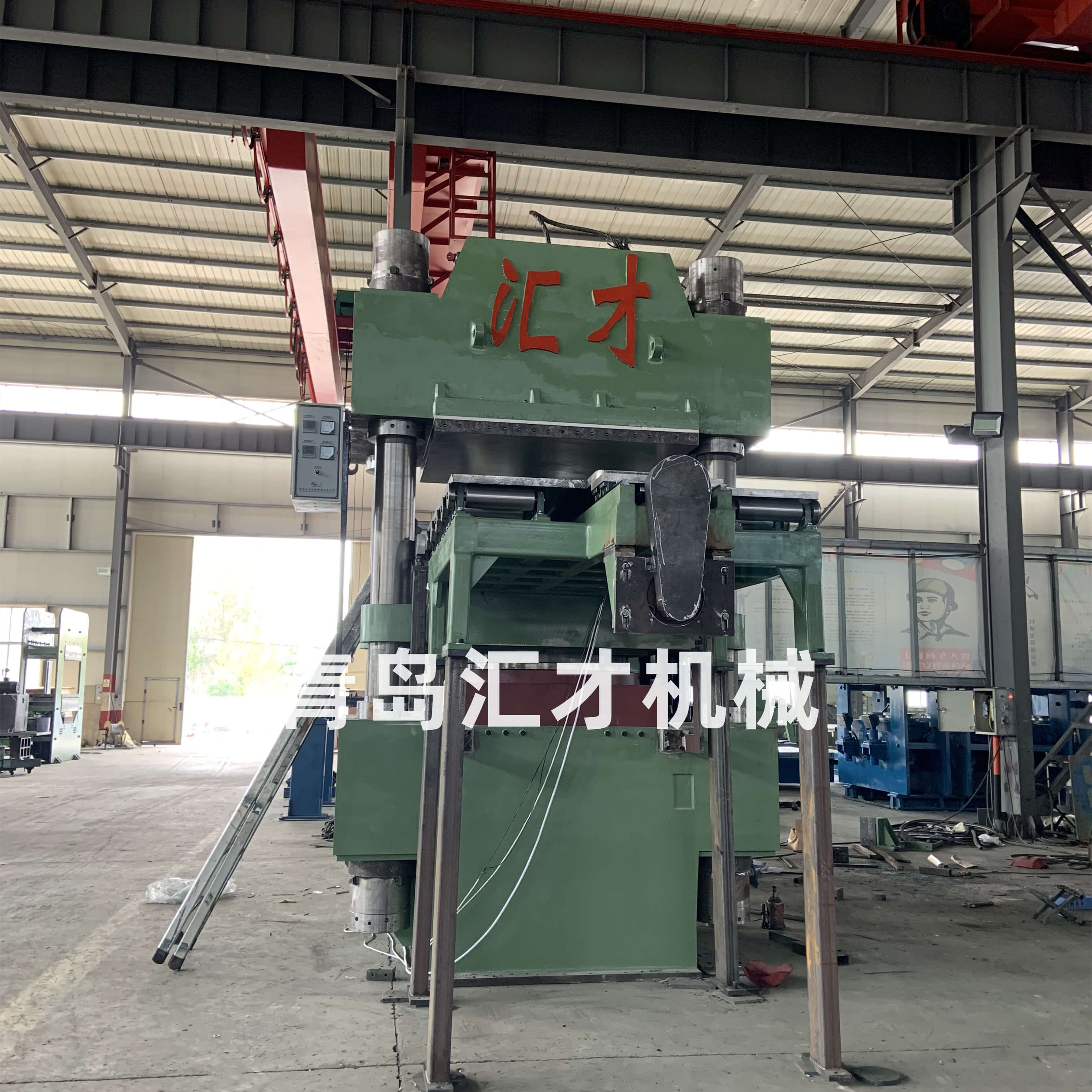 Plate Size 2000x2000mm Shock Absorbing Support Vulcanizing Press Machine 50000