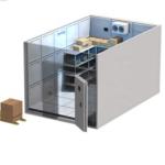 Famous Brand Refrigeration Compressor Cold Storage Room with Evaporator fruit
