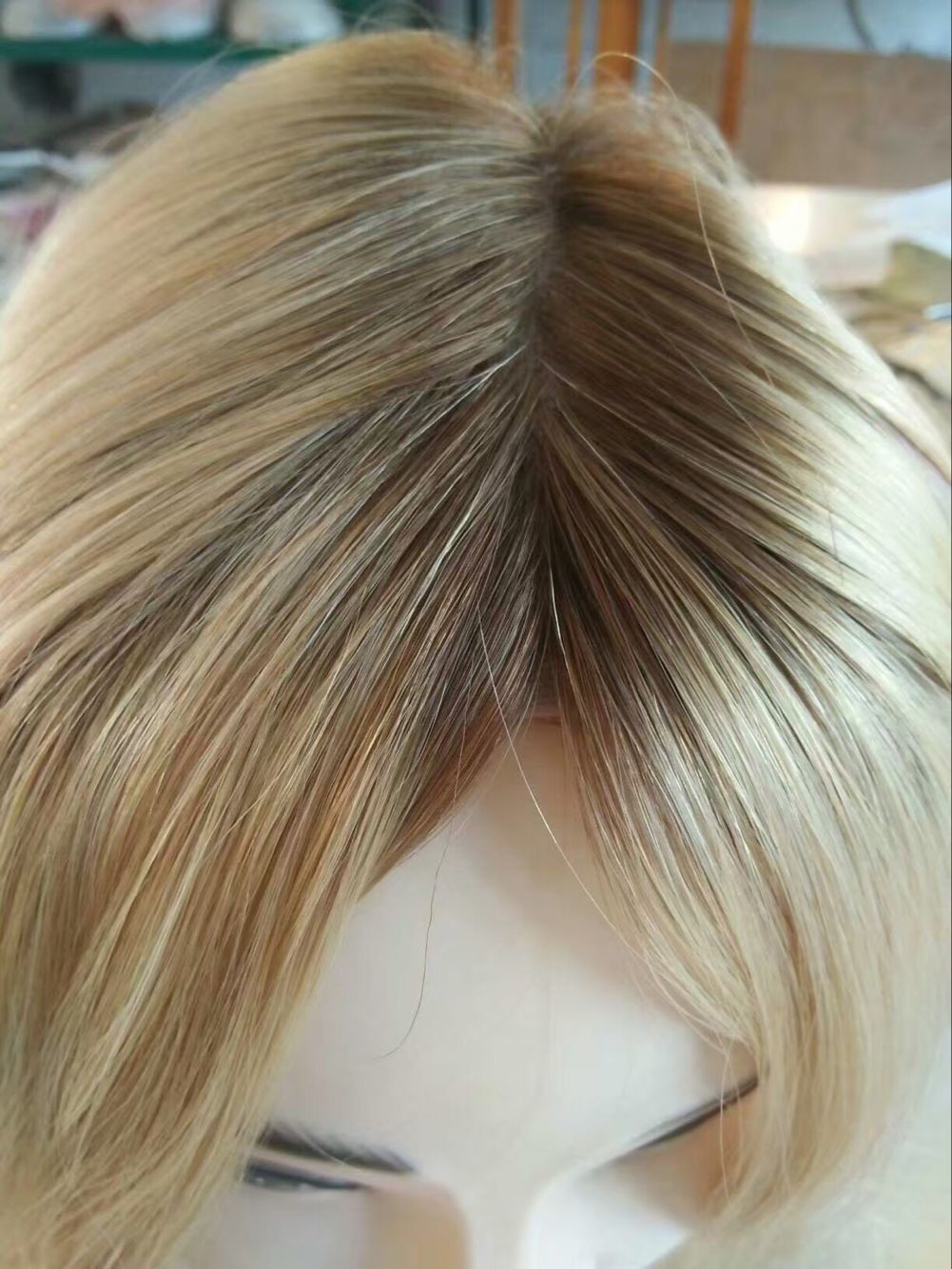 Factor Price Perfect Quality European Virgin Human Hair Jewish Wigs Ombre Color