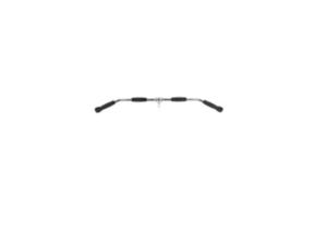 Quality Accessories For Gym Fitness Use , Revolving Curl Bar With Rubber Handgrips wholesale