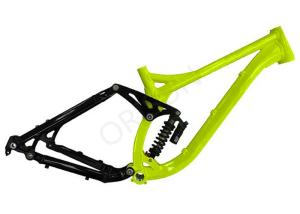 Quality 26 Inch Full Suspension Mountain Bike Frame 200mm Travel Downhill / Freeride wholesale
