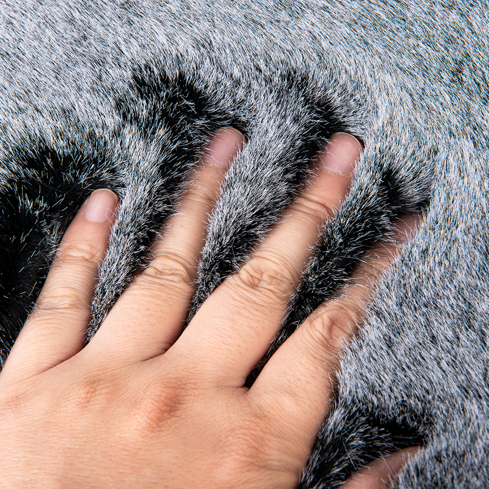 500meters Min Order Faded Color Faux Rabbit Fur Fabric for Garments Scarf Blankets