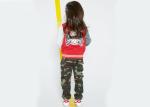 Spring / Fall Kids Girls Clothes Children'S Baseball Jackets Fashion Rubber