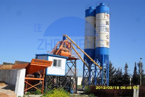 HZS25 Ready Mix Batching Plant, Precast Concrete Plant Equipment