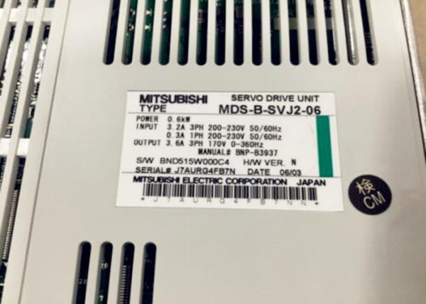 Electric Mitsubishi Ac Servo Drive , MDS-B-SVJ2-06 Industrial AC Servo Spindle