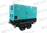 500KVA Outdoor Mobile Genset Trailer , Portable Silent Diesel Generator