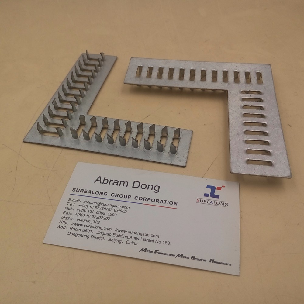 Standard Wood Connector Perforated Nail Plate for Wood Construction Roof Trusses