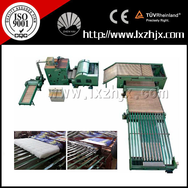 HFJ-88 automatic textile quilt interlining piece sleeping comforter blanket production line machine plant