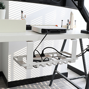 Plant Fiber Type Desk Cable Management Tray for Sturdy and Neat Wire Organization