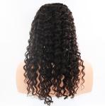 100% Real Glueless Full Lace Wigs Full Density Natural Color #1B