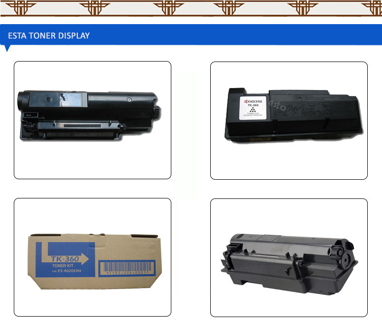 Kyocera FS 4020D Laser Toner Kit Black For TK360 Kyocera Toner Cartridges