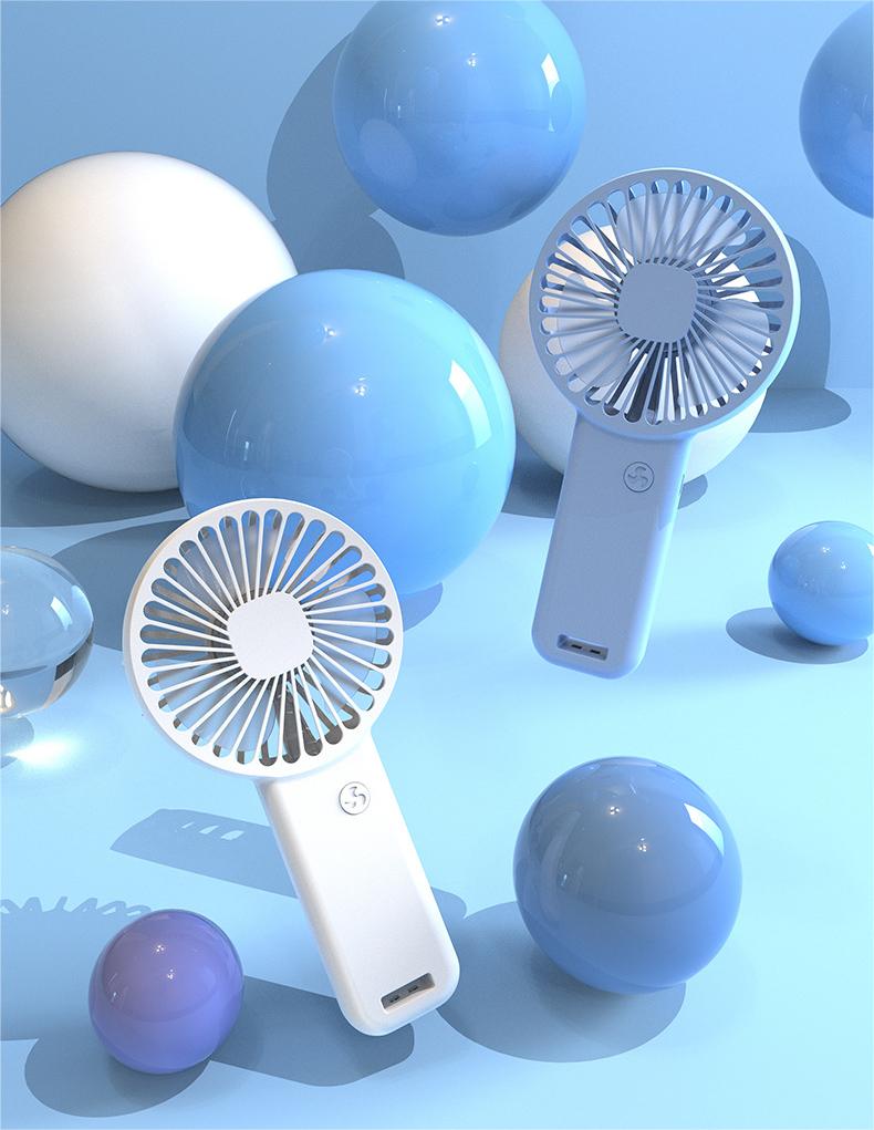 Desktop and Outdoor Cooling USB Charging Refrigeration Fan with Adjustable Height