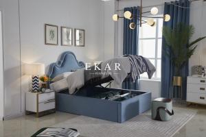 Quality wholesale factory price bedroom solid wood furniture set double bed design wholesale
