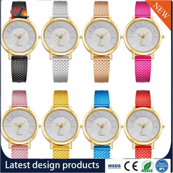 Wholesale Plastic watch band Alloy Round Case Ladies Quartz Watches fashion watch Multicolor watches