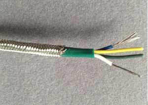 Quality PT100 Rtd Thermocouple Cable With Stainless Steel / FEP Kapton Cable ANSI IEC wholesale