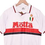 AC Milan Retro Football Jerseys 1993-1994 Season Away Edition Replica Stretchabl