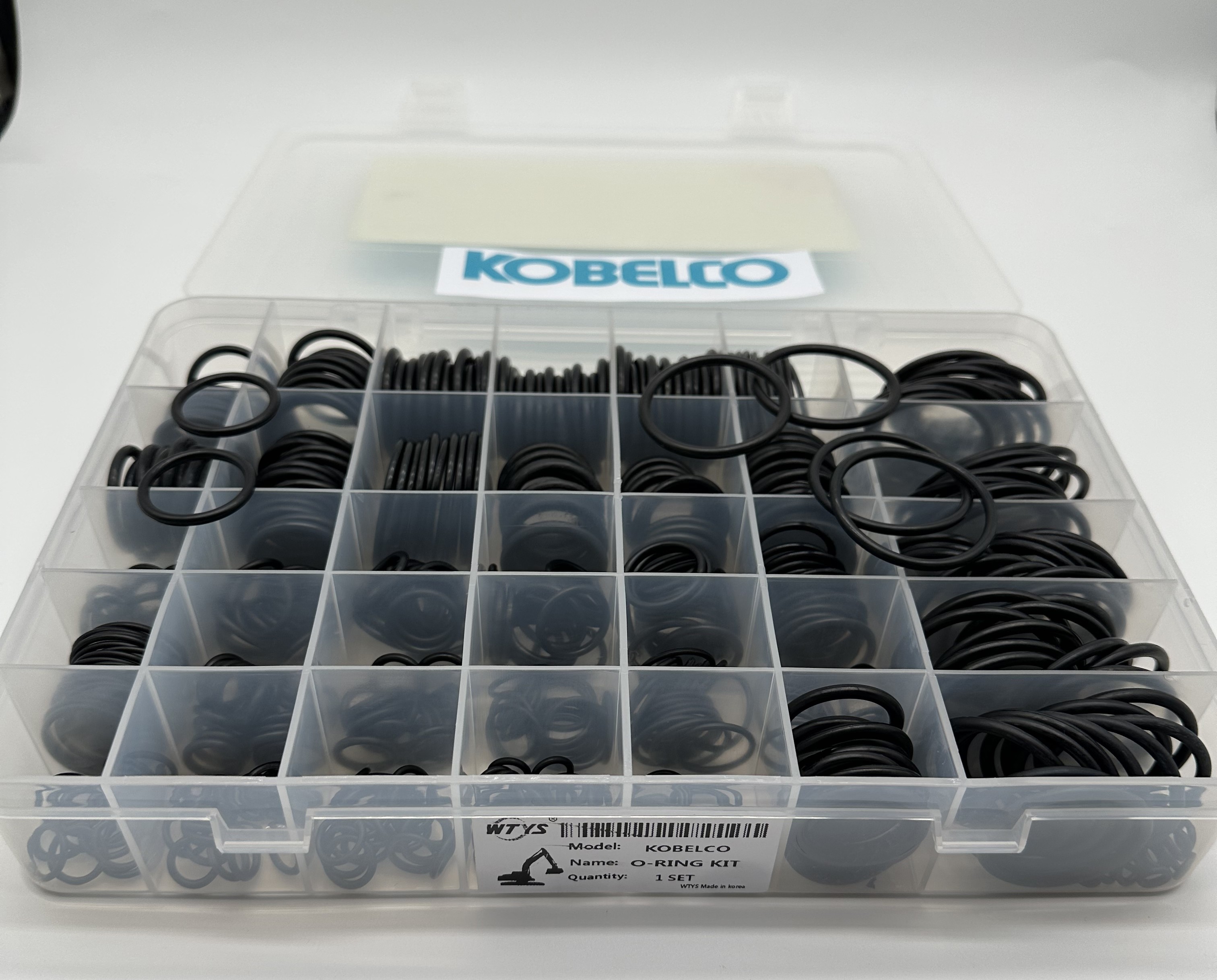 WYS KOBELCO O Ring Kit GENUINE PARTS O RING KIT O Ring Kit Box Excavator Repair Kit Box Rubber