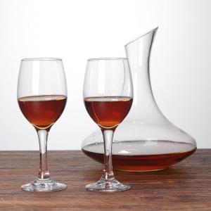 Quality Restaurant 3pcs Glass Wine Decanter Lead Free Soda Lime Glass Material wholesale