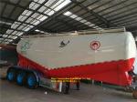 Sinotruk Heavy Duty Semi Trailers 3 Axles 30m3 Bulk Powder Tanker Trailer