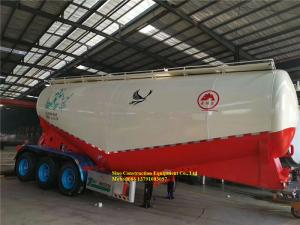 Quality Sinotruk Heavy Duty Semi Trailers 3 Axles 30m3 Bulk Powder Tanker Trailer wholesale