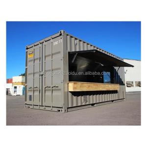 Quality Customized Color Pop Up Shop Container Bar Food Stop Clothing Store Fashion Shop Portable Coffee Bar Cafe Shop Modern Design wholesale