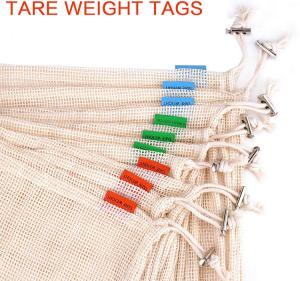 Quality SGS AQL Cotton Vegetable Storage Bags , ISO9006 Reusable Veggie Shopping Bags wholesale