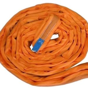 Quality 12 Tonne 10 Meters Polyester Round Sling , Endless Webbing Sling wholesale