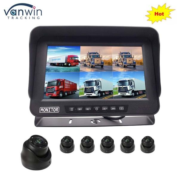 AHD 1080P MDVR Monitor 10.1 Inch 6 Channel Waterproof Split Display Monitor SD