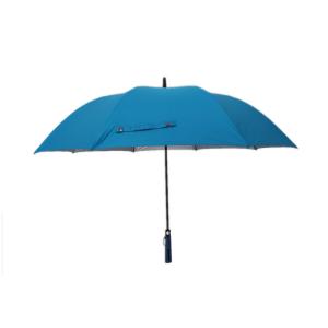 Quality Blue Windproof Golf Umbrellas , Extra Large Rain Umbrella 190T Pongee Fabric wholesale