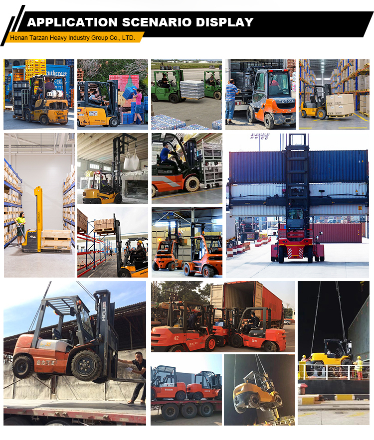 Style Heli 8 Ton Forklift Used with Overall Dimensions 2775x122x2235