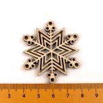 Scrapbooks Painting Snowflake Pattern Handmade Wooden Crafts