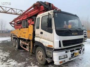 Quality 2010 Used Concrete Pump Truck SY5313THB Mercedes Isuzu Truck Mounted Pump wholesale