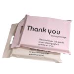 Pink Apricot Poly Biodegradable Courier Delivery Bags 14 Silk