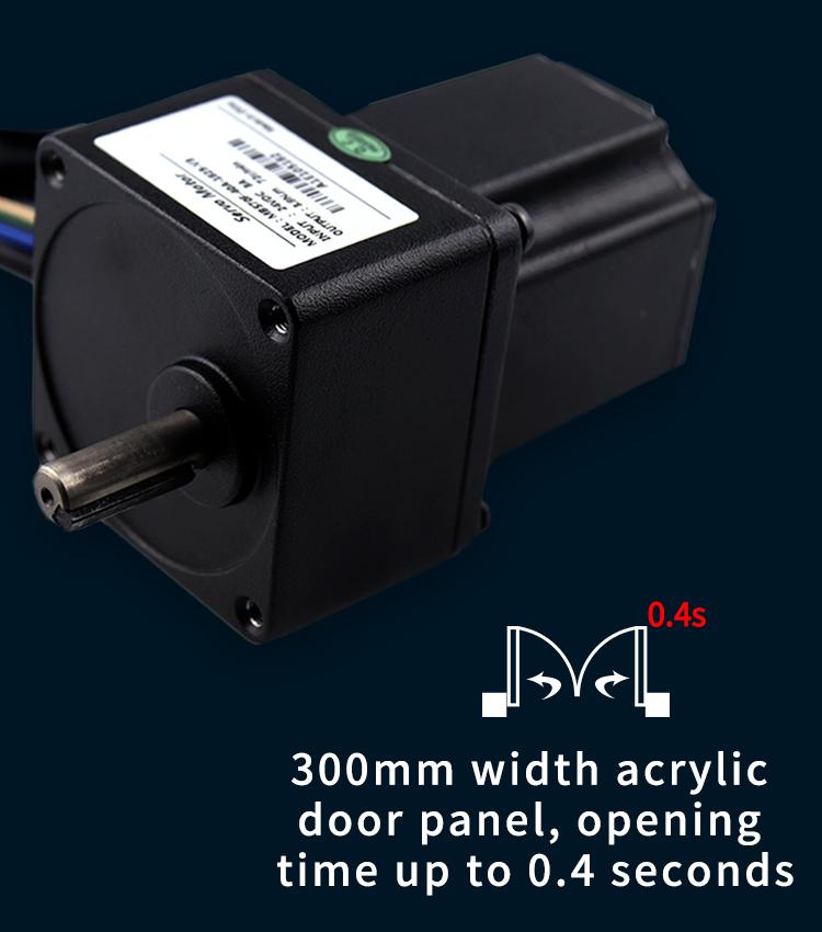 40W 1800RPM 0.21N.M 3 Phase Brushless DC Motor Low Voltage With Encode