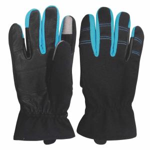 Quality Touch Function Mens Leather Horse Riding Gloves Goatskin Palm wholesale